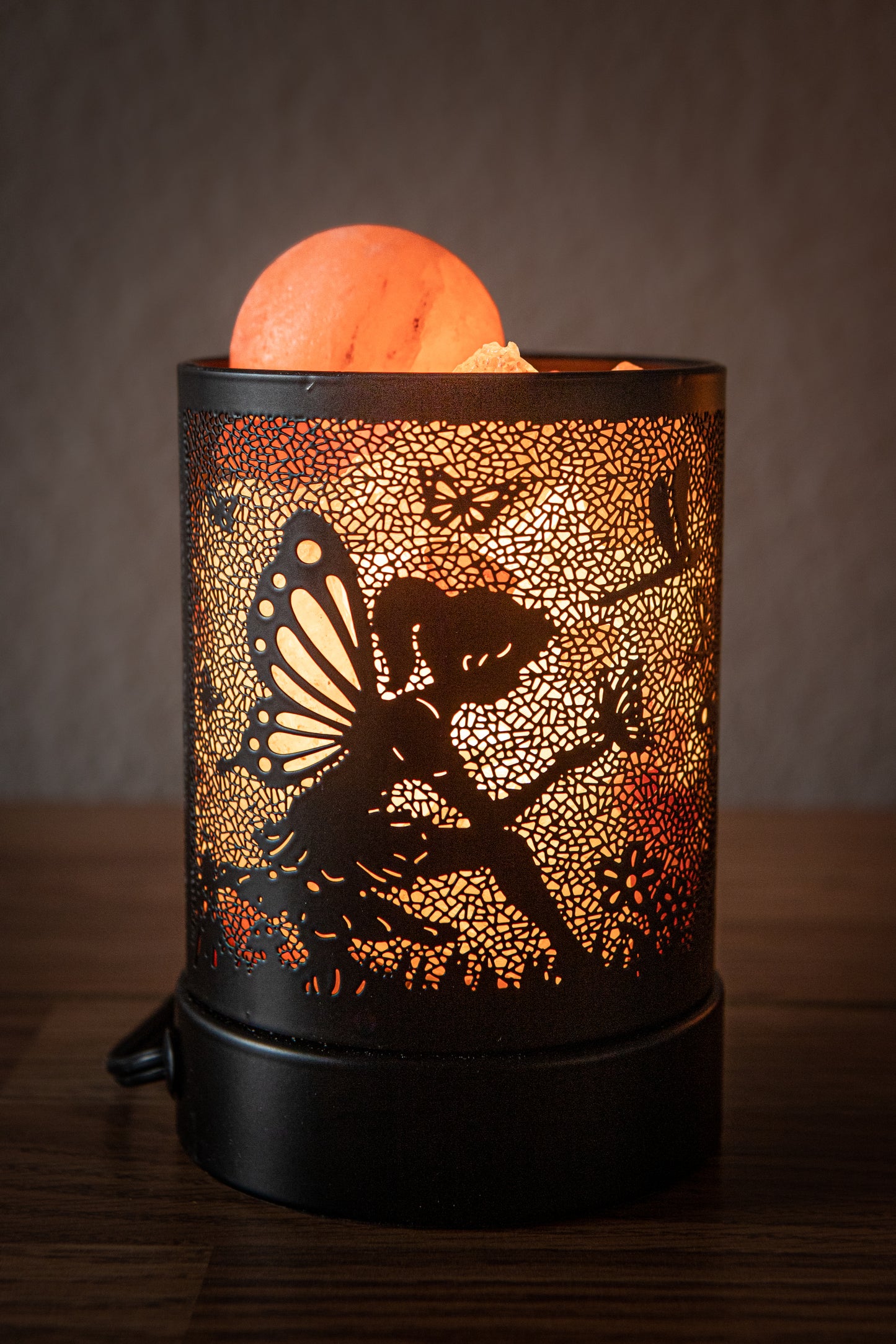 Fairy Toadstool Himalayan Salt Therapy Lamp (With 1 Massage Ball)