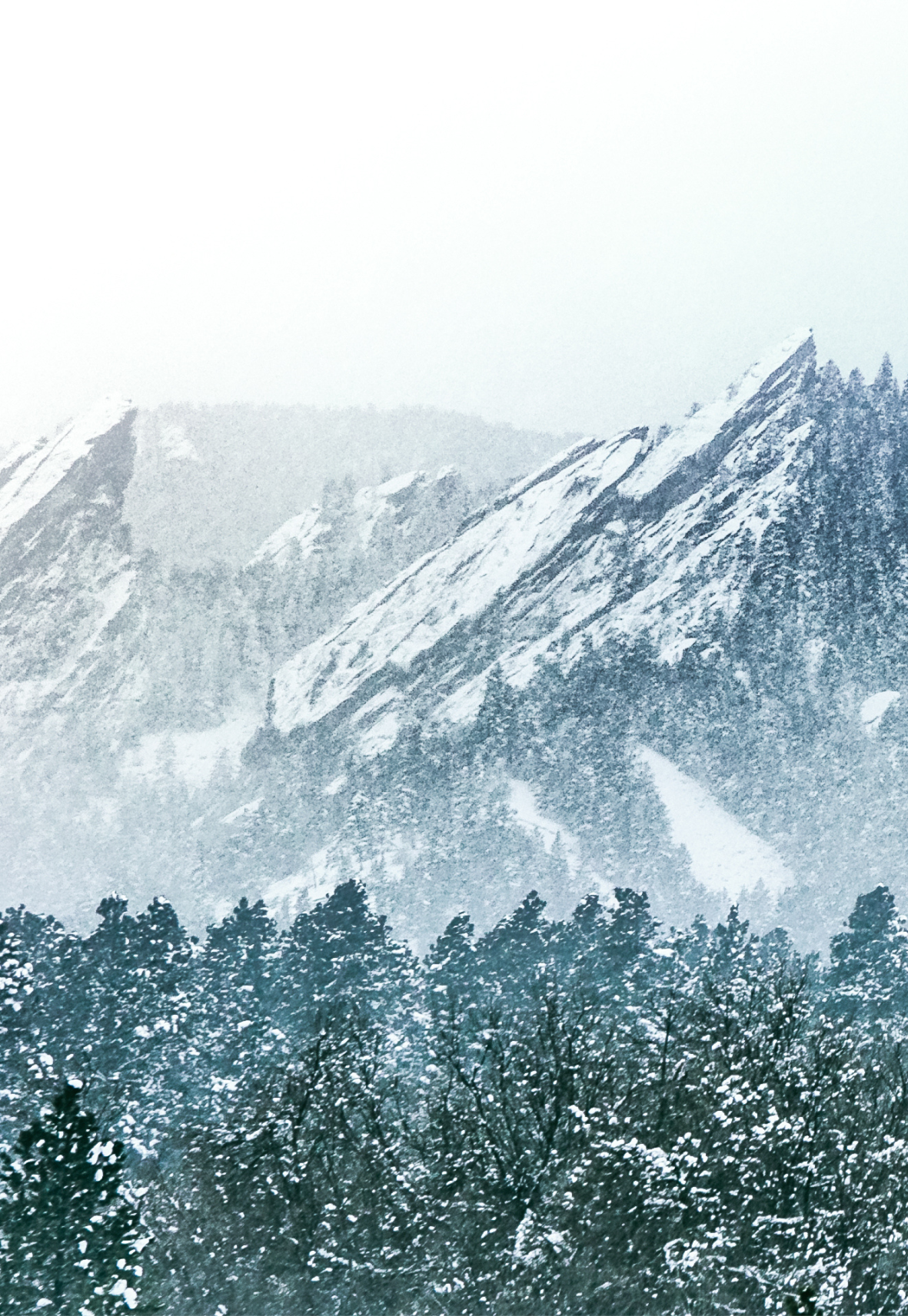 Boulder Flatirons Panorama
