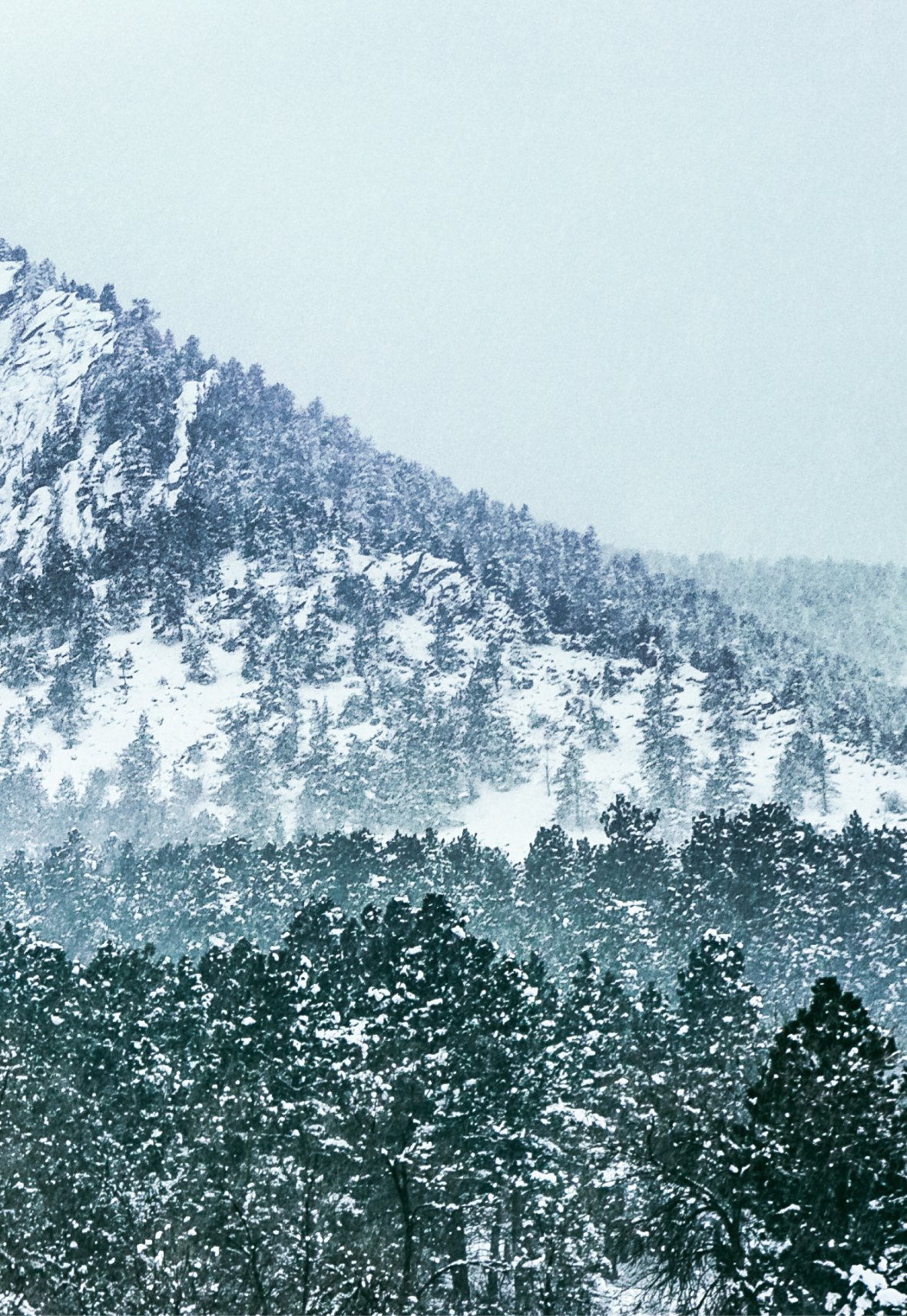 Boulder Flatirons Panorama