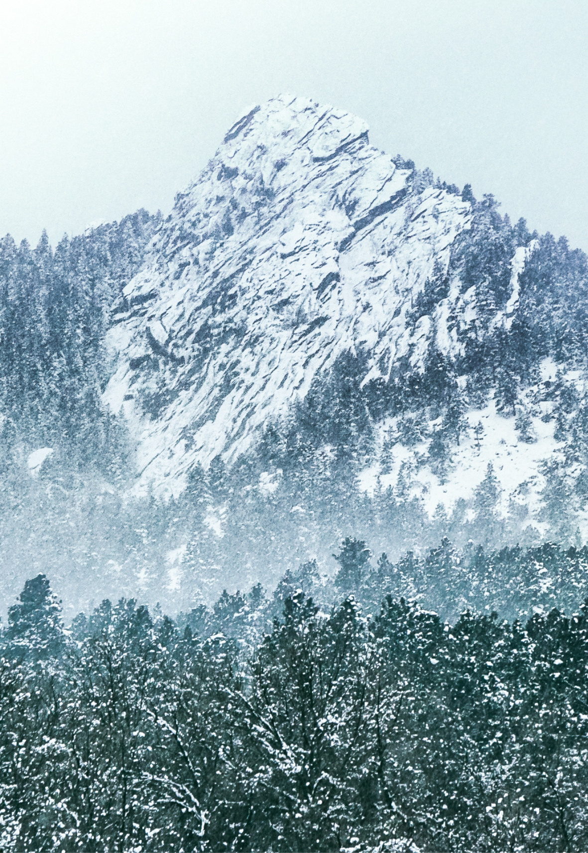 Boulder Flatirons Panorama