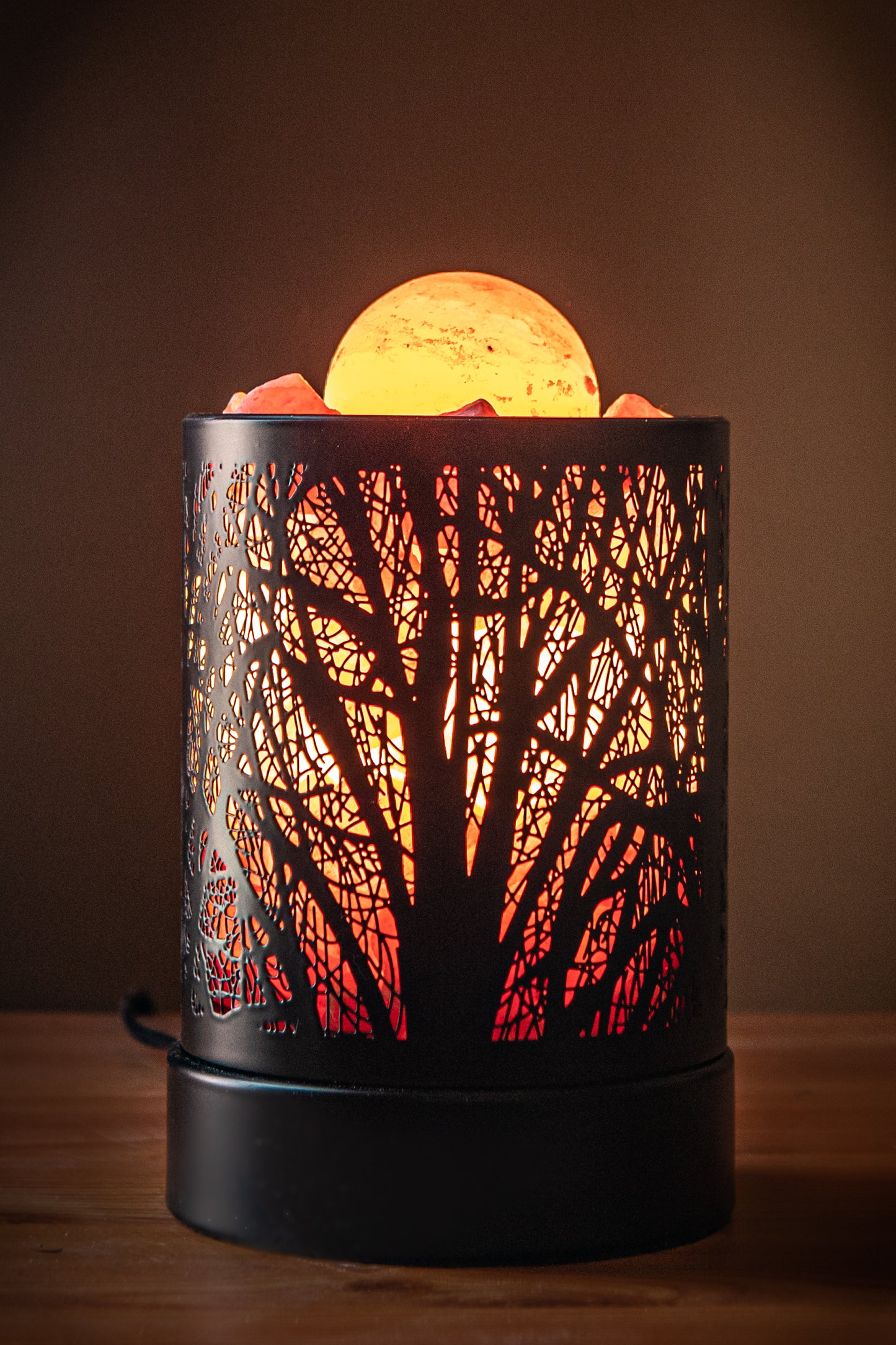 Sunset Trees Himalayan Salt Lamp (With 2 Massage Balls) FREE SHIPPING!